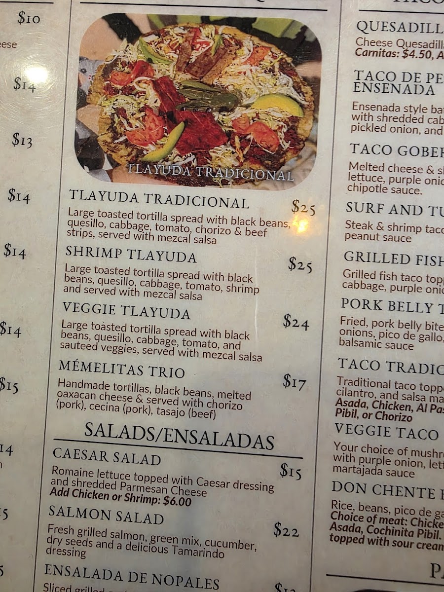 Don Chente Bar & Grill Menu - Image 2